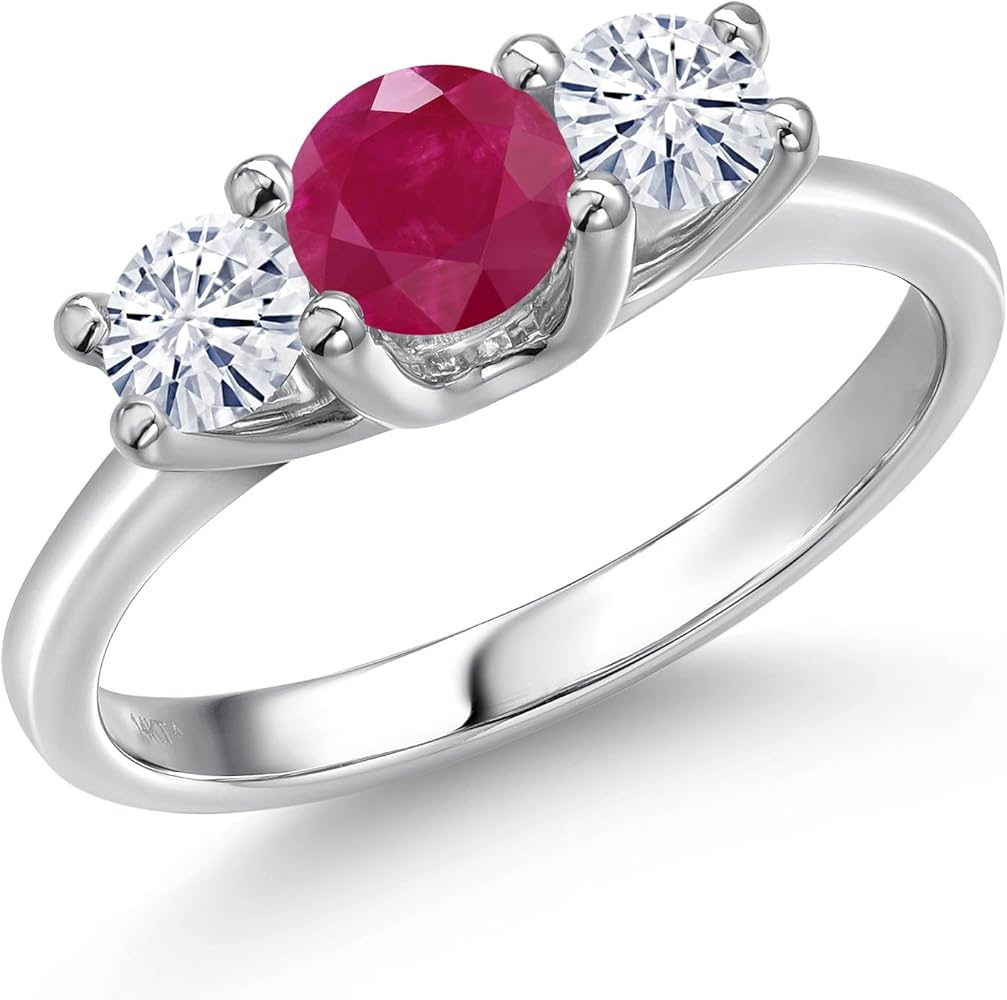 Gem Stone King 1.01カラット 天然 アメジスト 指輪 リング
